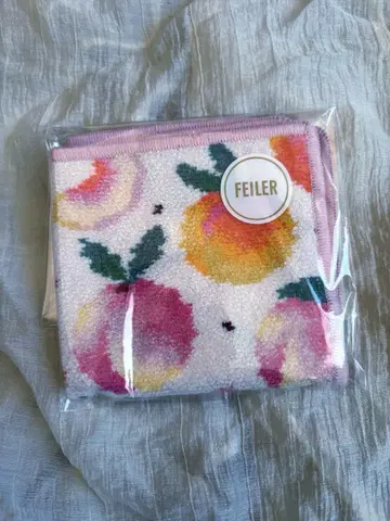 FEILER LOVERARY 피치 도트 손수건 러버리 바이 페이러