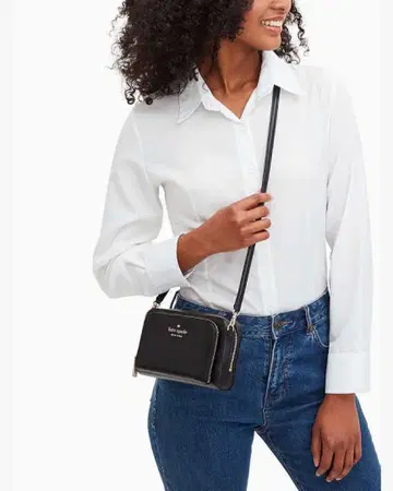 미사용급 kate spade 블랙 숄더백 미니 백