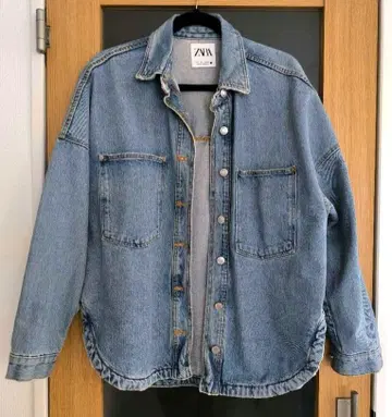 ZARA 라이트 블루 데님 자켓