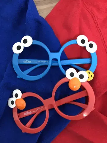 USJ 세서미 스트릿 4종 세트 후드티 2벌 안경 2개 분장 할로윈