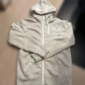 THE NORTH FACE 풀 집업 후드티 그레이
