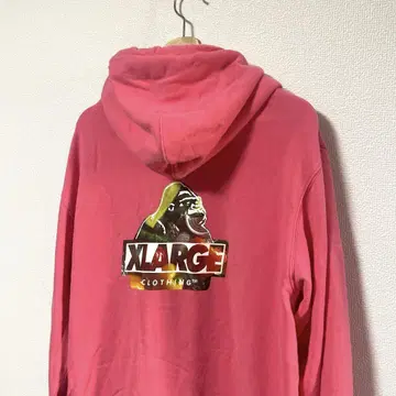 XLARGE 엑스라지 집업 후드티 XL 사이즈 핑크 구제 의류