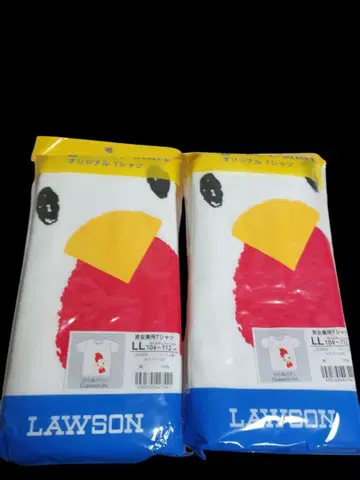 LAWSON 가라아게쿤 셔츠 LL 사이즈 2장 세트