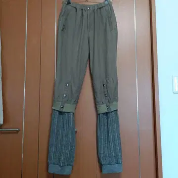 GOMME 이소재 절개 팬츠 M 밴딩