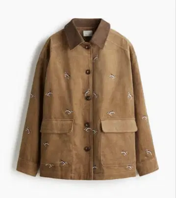 [ 새상품급 ] H&M 코튼 코듀로이 자켓