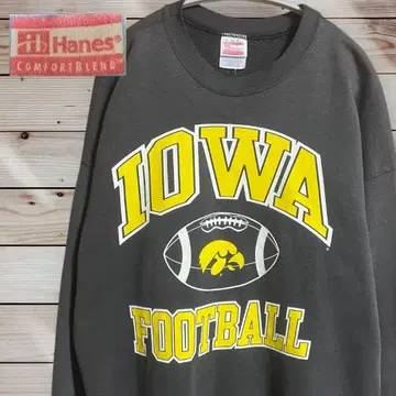 90s Hanes 헤인즈 Iowa Football 맨투맨
