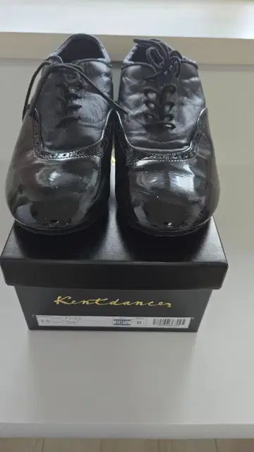 켄트 아틀라스 콤비 사교댄스 신발 26.5cm 레귤러 폭