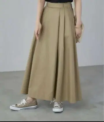 Dickies 디키즈 스커트 롱 치노 플레어 왼쪽 지퍼