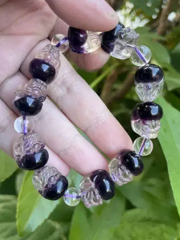 [극상] 팬텀 퍼플 플로라이트 비휴 16mm