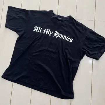 ZORN All My Homies 라벨 로고 티셔츠 S