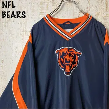 NFL 미식축구 베어스 풀오버 나일론 자켓 미국 US 구제 의류