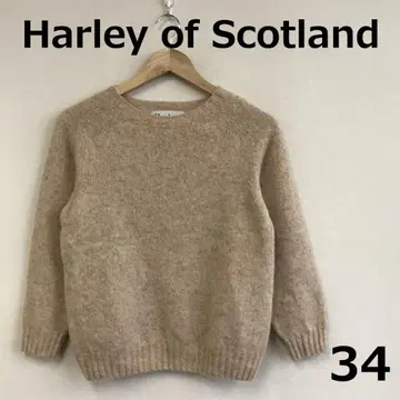 H1017B15 [ Harley of Scotland ] 울 크루넥 니트