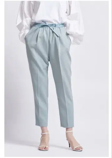 yori 울 턱 팬츠