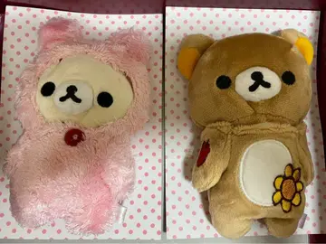 리락쿠마&코리락쿠마 봉제 인형 옷 갈아입기 카이로 파우치 당시 물품