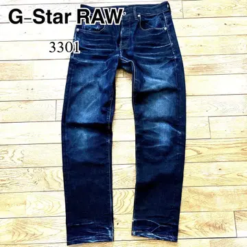 G-STAR RAW 3301 슬림 W29 L32 색빠짐 슬림 데님