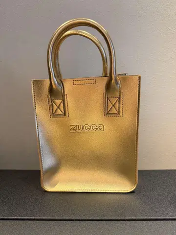 [] ZUCCA 골드 미니 토트백