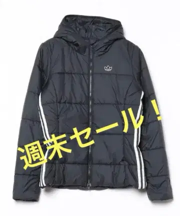 아디다스 adidas 다운 자켓 블루종 집업 트레포일