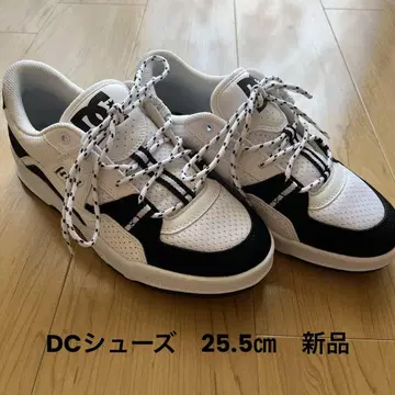 DC 신발 25.5cm 화이트&블랙 새상품, 미사용