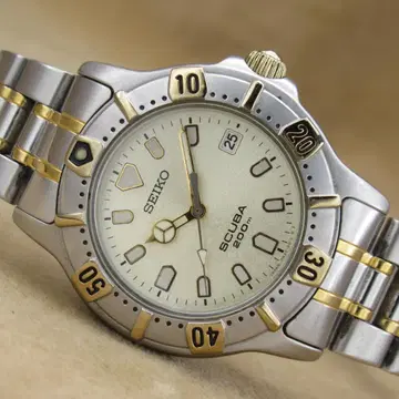 배터리 교환 완료 SEIKO SCUBA 7N35-6010 세이코 스큐바