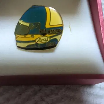 가격 인하! Arai F1 굿즈 핀즈 핀 배지 아일톤 세나 헬멧 곤란