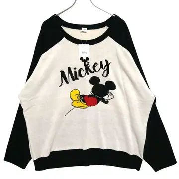 [택 포함 빅 사이즈 미키] 디즈니 Disney 니트 스웨터