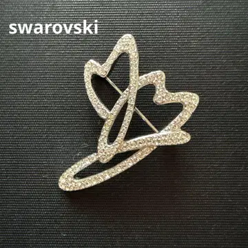새상품급 SWAROVSKI 브로치 하트