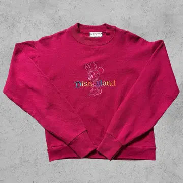 디즈니 캐릭터 맨투맨 S 디즈니 자수 90s USA제