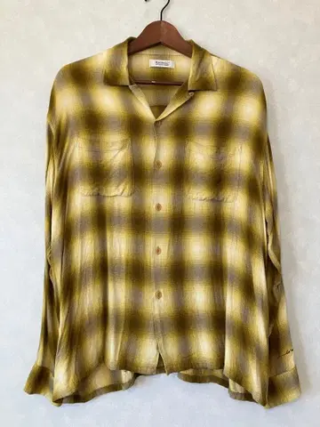 RADIALL 옴브레 체크 셔츠 21aw towncraft