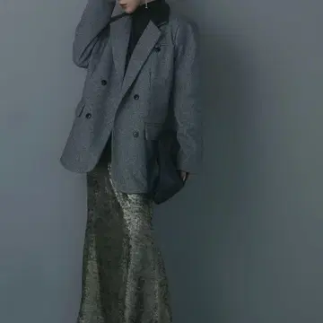 [ 새상품급 ] ANDREA&Co. 울라이크 더블 버튼 자켓