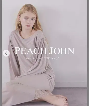 미사용 새상품 PEACH JOHN 레이스 룸웨어 M/L 라벤더 홈웨어