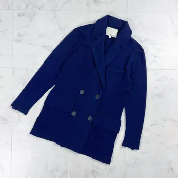 필립림 캐시미어 100% 더블 브레스트 자켓 네이비 XS*GD1057