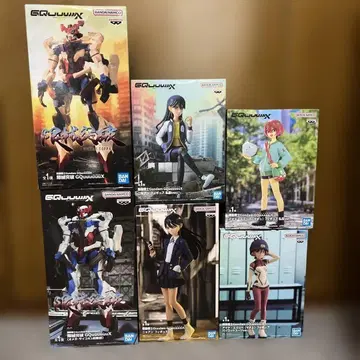BANDAI GUNDAM 가동 피규어 6체 세트