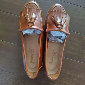 Stilmoda 프린지 로퍼 브라운 36