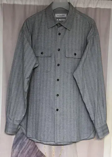 유니버설 프로덕트 토마스 메이슨 코튼 스트라이프 셔츠 일본제