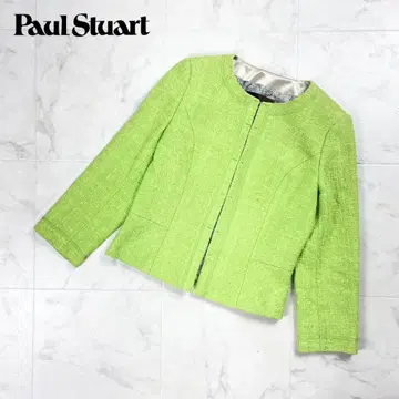 폴 스튜어트 노카라 자켓 안감 총 안감 그린 8*GD1010