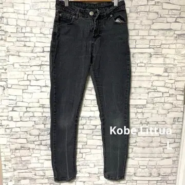 코비 리투아 청바지 블랙 L 로우라이즈