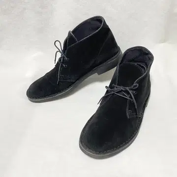 Clarks 디저트 부츠 처카 부츠 스웨이드 블랙 27cm 상당