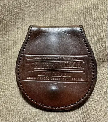 NEIGHBORHOOD 브라운 가죽 코인 케이스