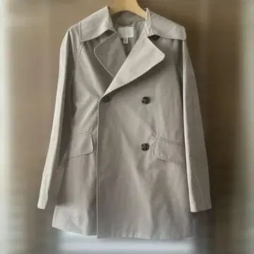 새상품 H&M 더블 브레스트 트렌치코트 베이지 XS 사이즈