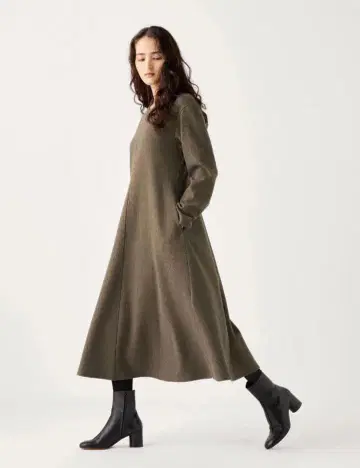 UNIQLO 브러쉬드 저지 원피스 빅 사이즈 469345