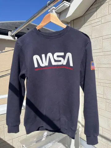 NASA 네이비 트레이닝복 미국 국기 자수