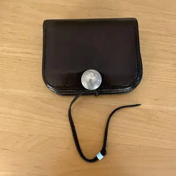 고로즈 가죽 코인 케이스 블랙