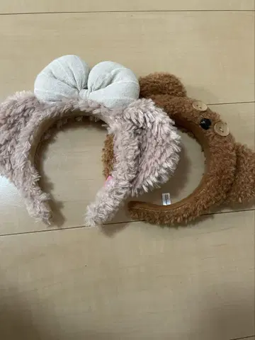 토끼와 곰 머리띠 세트