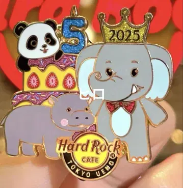 하드 록 카페 우에노 핑 HardRockCafe pin 팬더 코끼리