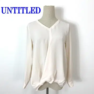 언타이틀 블라우스 핑크 베이지 폴리에스테르 100% 2 C3293