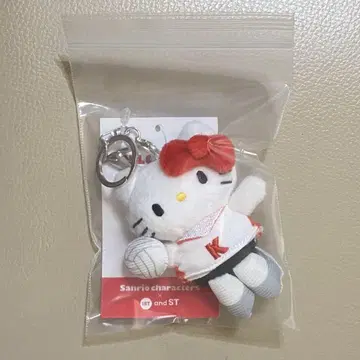 미사용 택 포함 로리즈팜 헬로키티 마스코트 배구