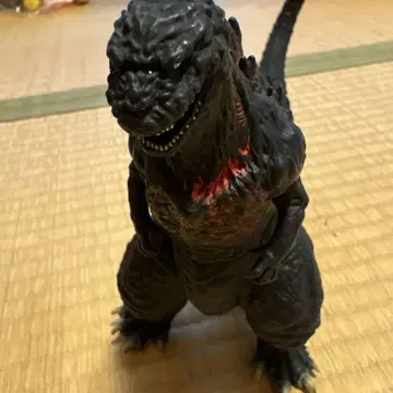 고질라 피규어 약 30cm 블랙 빨간색 무늬