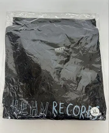 후지이 카제 HEHN RECORDS 블랙 T셔츠 XL