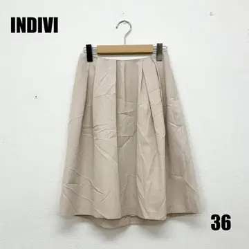 0413P INDIVI 미디 스커트 여성