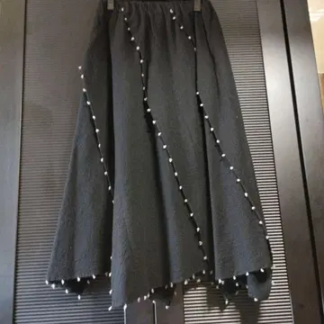 새상품급 JURGEN LEHL 요건 레일 롱 스커트